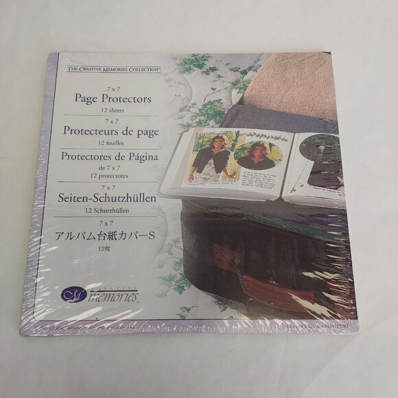 Creative Memories 7x7 Green Scrapbook Album w/ pages Gold Foil Maple Leaf Canada - Picture 3 of 15